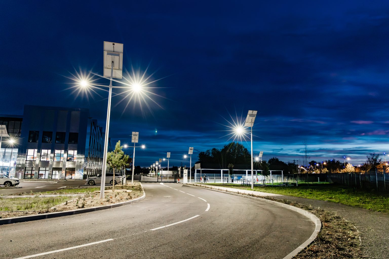 Parking HDF Nuit éclairage EverGen