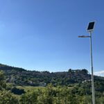 lampadaire solaire UP1 route orvinio