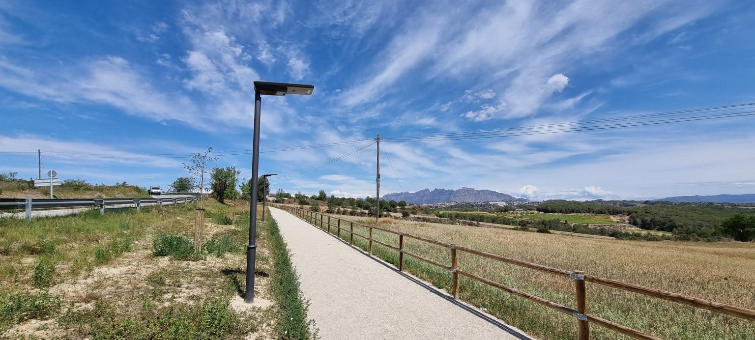 Chemin piétons à Sant Llorenç