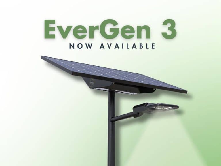 New high-power solar streetlight Sunna Design, EverGen 3