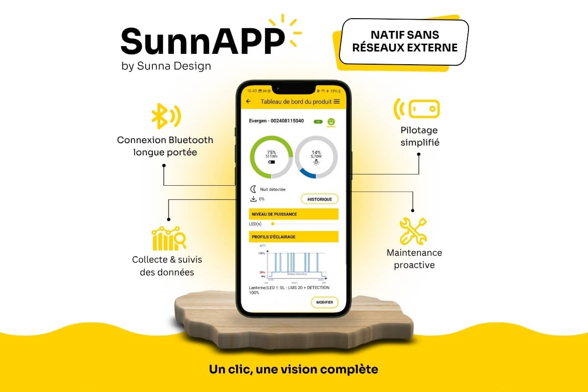 SunnAPP application mobile supervision