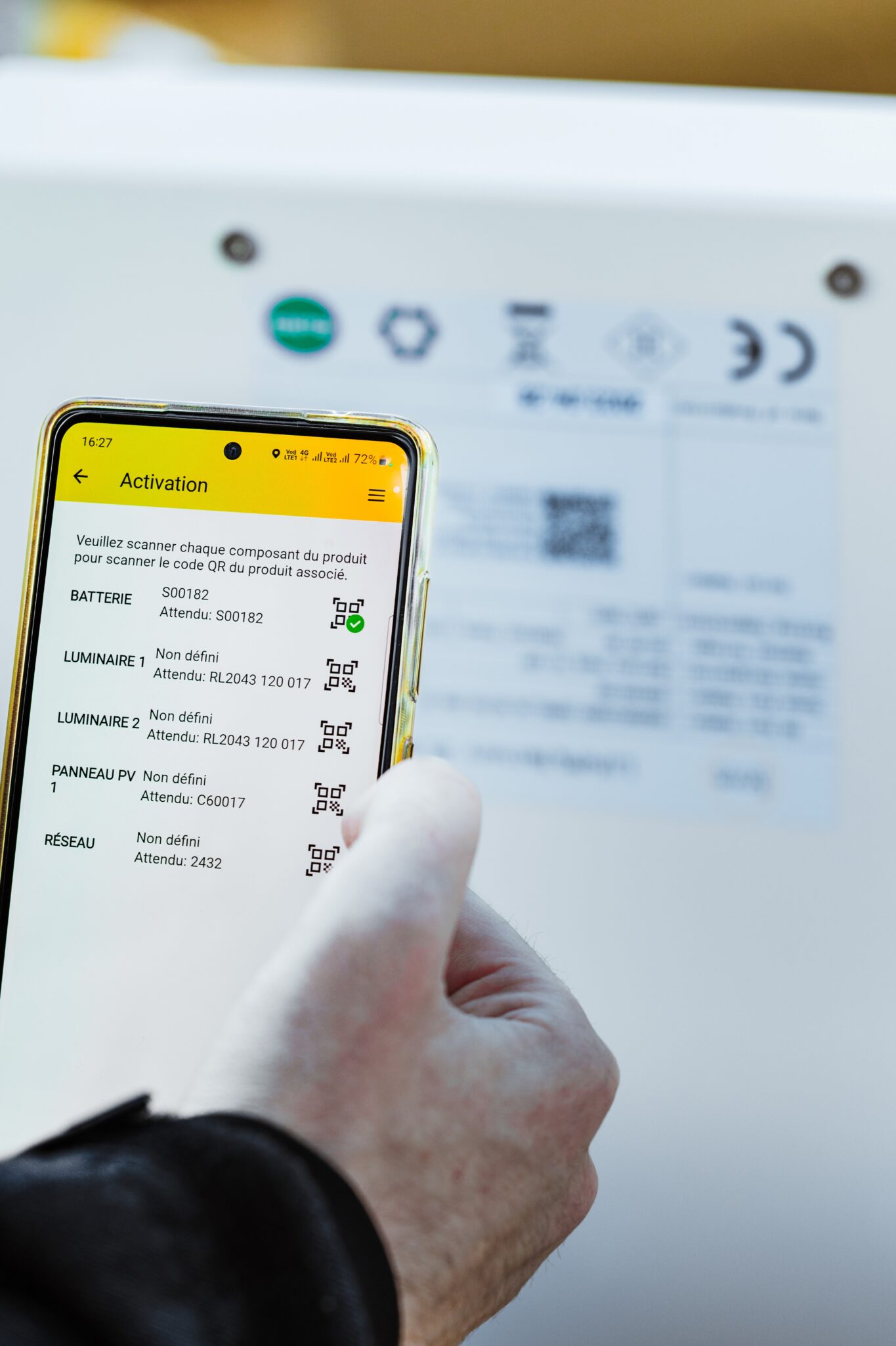 Sunnapp application scan composants
