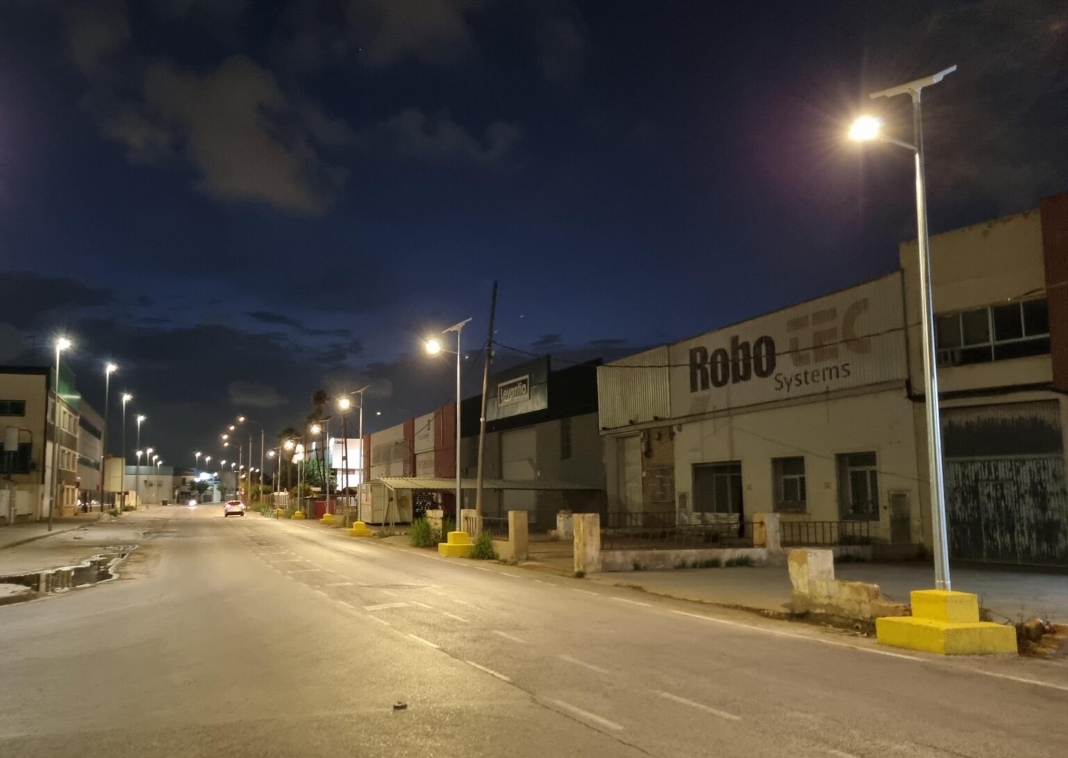 Valence lampadaires solaires autonome