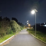 Lampadaire Solaire route Italie