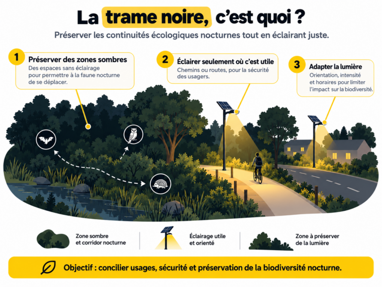La trame noir : le schéma